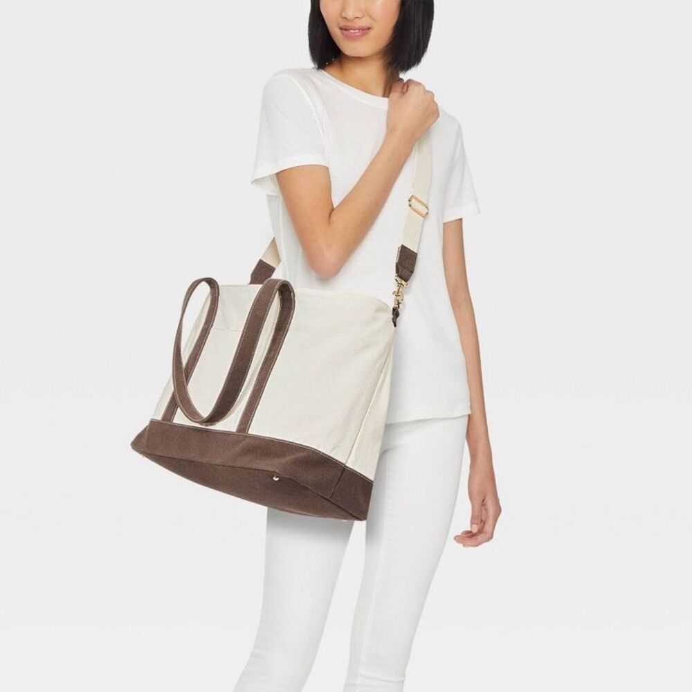 Canvas Weekender Bag - Universal Thread Brown - Picture 2 of 4